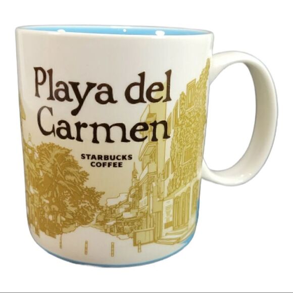 Starbucks Coffee Cup Mug Playa del Carmen Global City Icon Collector Series - Picture 11 of 12